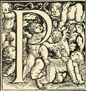 P – Hans Weiditz ábécéje, 1520-1521, 1908.