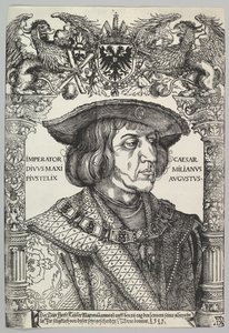 I. Maximilian császár portréja, 1519.