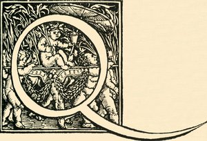 Q – Hans Weiditz ábécéje, 1520-1521, 1908.