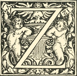 Z – Hans Weiditz ábécéje, 1520-1521, 1908.