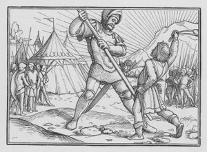 David Killeth Góliát, 1. Sámuel XVII, 49 alkotó: Hans after Holbein the Younger