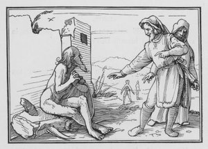 Elifáz megfeddi Jóbot, amiért igazolta magát, XV. Jób, 1, 2 alkotó: Hans after Holbein the Younger