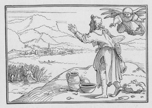 Habakuk panaszkodik az ország gonoszságáért, Habakuk I, 2 alkotó: Hans after Holbein the Younger