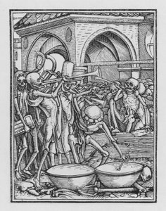 Holbein haláltánca: temető