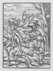 Holbein haláltánca: A vak ember alkotó: Hans after Holbein the Younger
