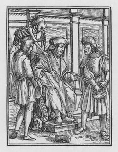 Holbein haláltánca: A bíró alkotó: Hans after Holbein the Younger