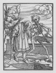 Holbein haláltánca: Az öreg
