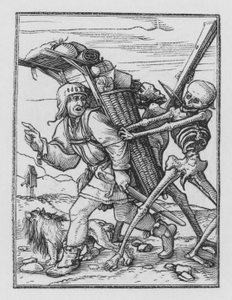 Holbein haláltánca: A pedár alkotó: Hans after Holbein the Younger