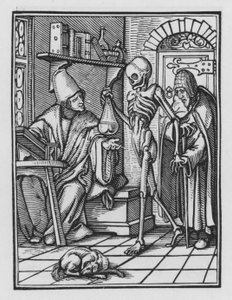 Holbein haláltánca: Az orvos