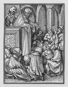 Holbein haláltánca: A prédikátor alkotó: Hans after Holbein the Younger