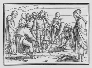 József gödörbe vetve, 1Mózes XXXVII, 28 alkotó: Hans after Holbein the Younger
