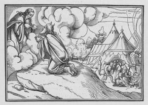 Mózes felszenteli Áront és fiait, VIII. Leviticus, 1-3 alkotó: Hans after Holbein the Younger