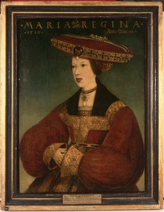 Ausztriai Mária, 1520 körül (olaj, pergamen a panelen)