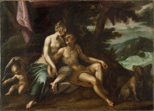 Vénusz és Adonisz alkotó: Hans von Aachen