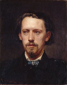 Heinrich Heger festő portréja alkotó: Hans von Marées