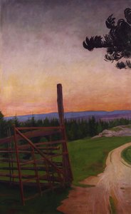 Vidéki út alkotó: Harald Oscar Sohlberg
