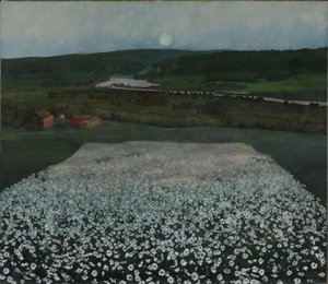 Virágos rét északon alkotó: Harald Oscar Sohlberg