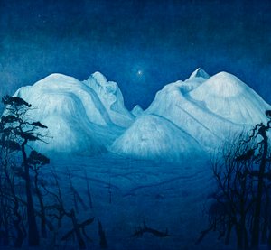 Téli éjszaka Rondane-ban