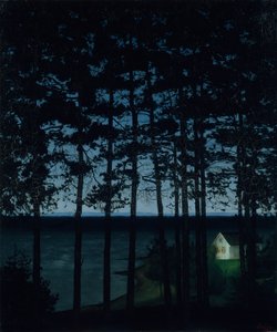 Halászház, 1906. alkotó: Harald Sohlberg