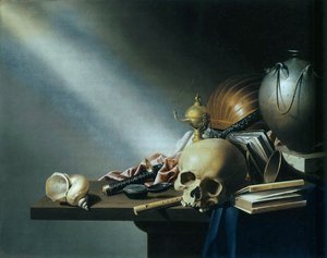 Csendélet: 1640 körül (olaj, tölgyfa tábla).