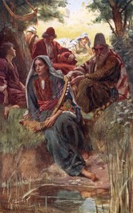 "Babilon folyóinál" alkotó: Harold Copping