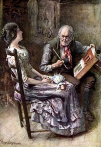 Charles Dickens: A tücsök a kandallón alkotó: Harold Copping