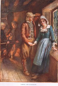 Gabriel és Evangeline alkotó: Harold Copping