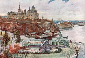 Parlament háza, Ottawa alkotó: Harold Copping