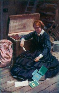 Illusztráció a jó feleségek számára, Louisa M Alcott alkotó: Harold Copping