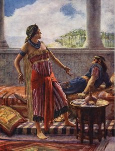Ószövetség: (színes litográfia) alkotó: Harold Copping