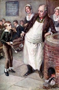 Oliver Twist – Charles Dickens alkotó: Harold Copping