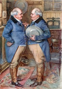 The Brothers Cheeryble (színes litó) alkotó: Harold Copping