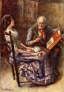 Charles Dickens: A tücsök a tűzhelyen alkotó: Harold Copping