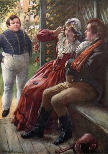 The Fat Boy Awake (színes litó) alkotó: Harold Copping