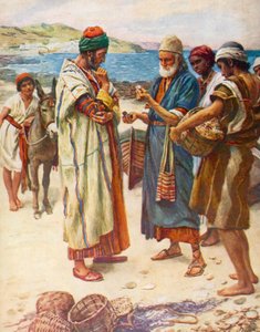 A nagy árú gyöngyszem, Máté alkotó: Harold Copping