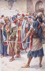 Babilon foglyai, illusztráció a Pictures That Teach The Crown sorozatból, 1920 alkotó: Harold Copping