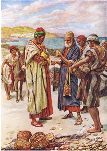 A remek gyöngyszem, a Harold Copping Pictures: The Crown Series illusztrációja, 1920-as évek alkotó: Harold Copping