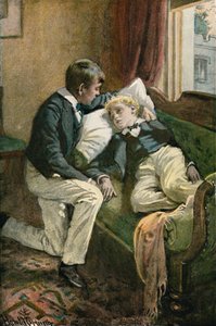 Tom átkarolta Arthur fejét alkotó: Harold Copping