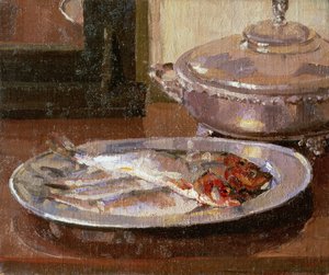 Hal egy tányéron alkotó: Harold Gilman