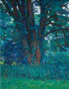Gloucestershire-ben, 1916 körül (olaj, vászon) alkotó: Harold Gilman