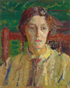Whelan asszony portréja, c. 1912-3 alkotó: Harold Gilman