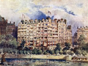 A Savoy Hotel folyópartja 1889-ben