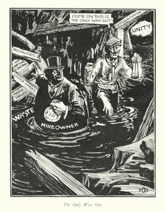 Az egyetlen kiút (litográfia) alkotó: Harold Outram Batho