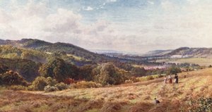 The Vale of Dorking (színes litográfia) alkotó: Harold Sutton Palmer