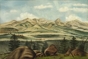 Leadville, Colorado, kb. 1880. alkotó: Harriet A. Harris