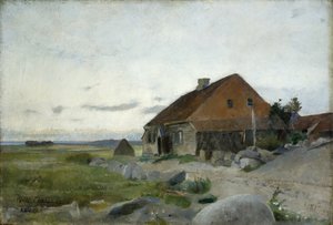 Kvalbeintől (olaj, vászon) alkotó: Harriet Backer