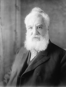 Alexander Graham Bell (1847-1922), 1918 körül (f/w fotó)