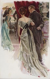 Illusztráció: Amikor egy férfi megházasodik, Mary Roberts Rinehart (színes litó) alkotó: Harrison Fisher