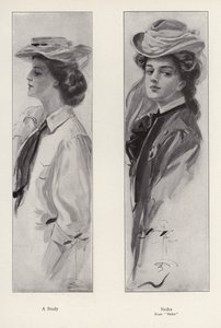 Nedra karakter a Nedra című regényből, George Barr McCutcheon (litho) alkotó: Harrison Fisher