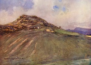 Golfpályák: Cromer, a tizenhatodik tee (színes litográfia)